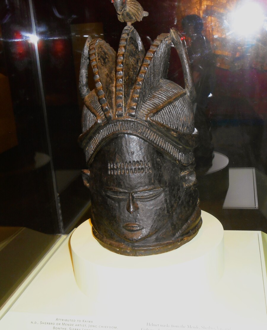 Mask and vessel from Sierra Leone, USA