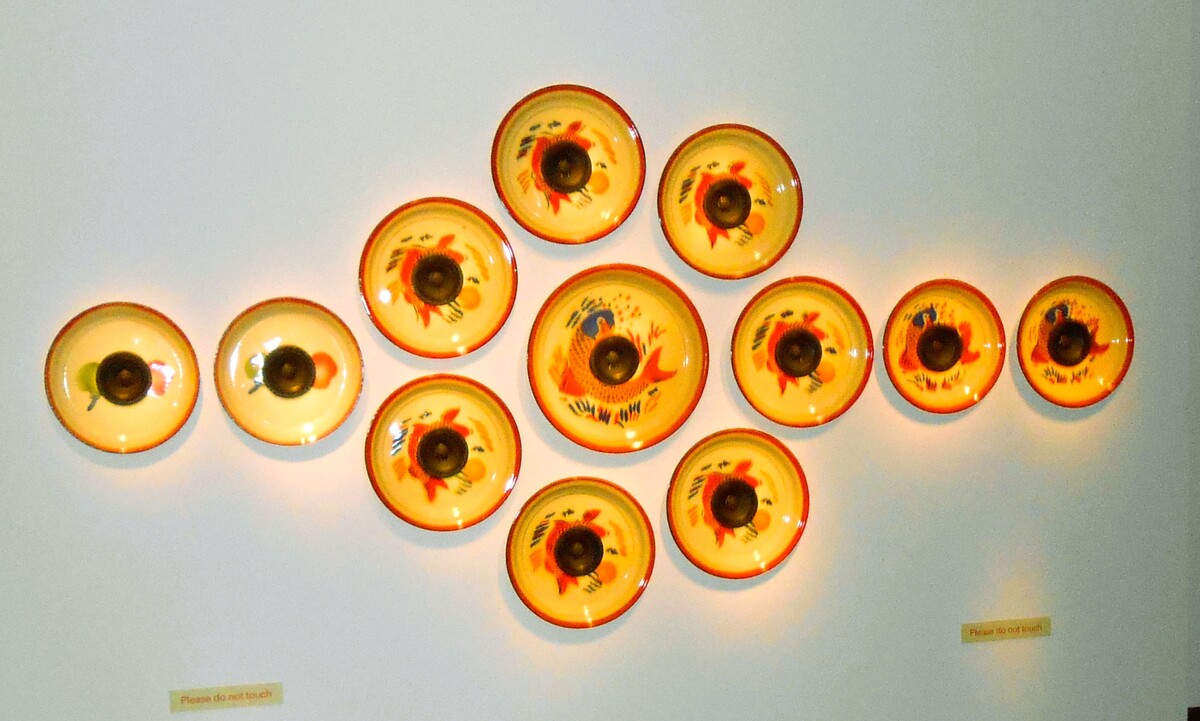 Interesting music records in the Smithsonian hall in Washington